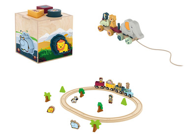 Playtive Jeux de motricité en bois safari