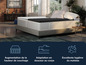 Matelas à mémoire de forme pour un meilleur confort et une meilleure hygiène.