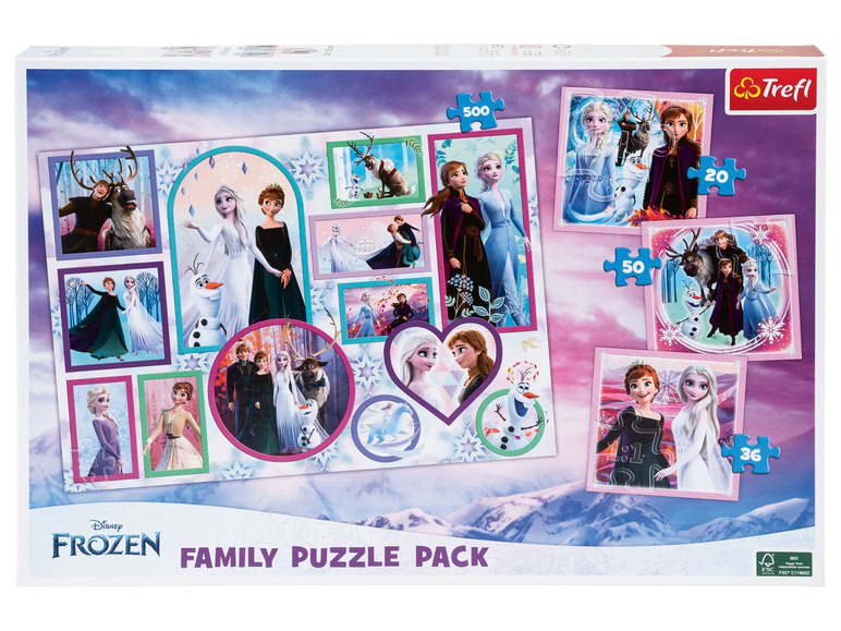Ga naar volledige schermweergave: Trefl 4-in-1 puzzel family pack - afbeelding 4