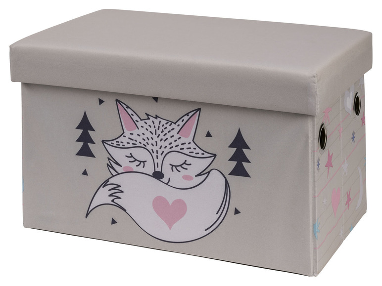 Aller en mode plein écran LIVARNO home Banc-coffre avec espace de rangement, 50 x 30 x 30 cm - Photo 4