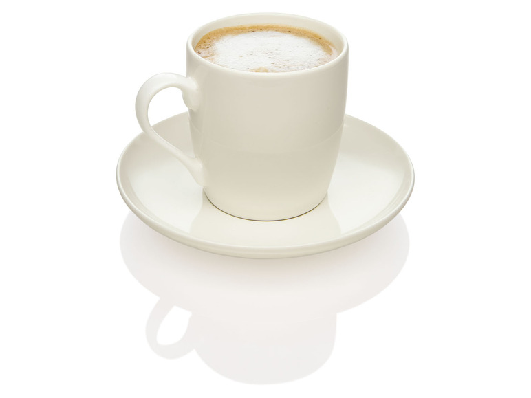 Ga naar volledige schermweergave: ERNESTO® Porseleinen koffiekopjes met schoteltjes, 2-delig - afbeelding 8