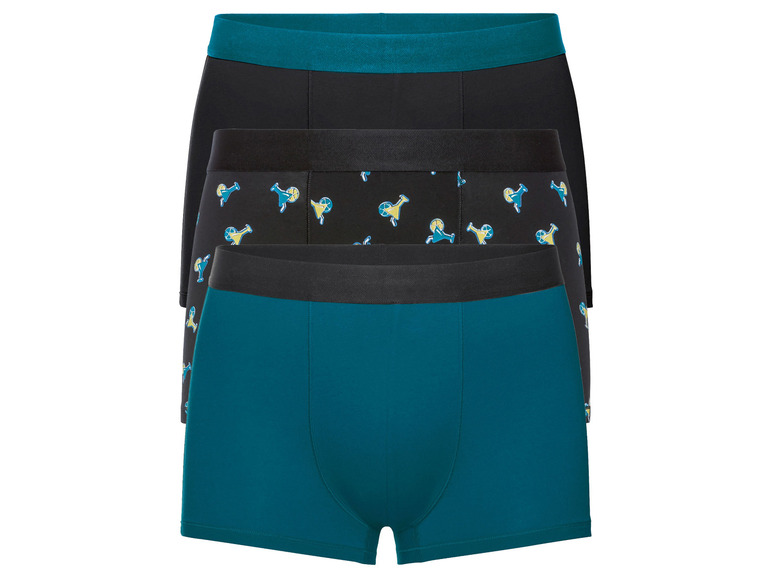 Ga naar volledige schermweergave: LIVERGY® Set van 3 boxershorts van een katoenmix - afbeelding 2