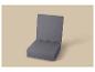 Coussins gris pour chaise d'extérieur