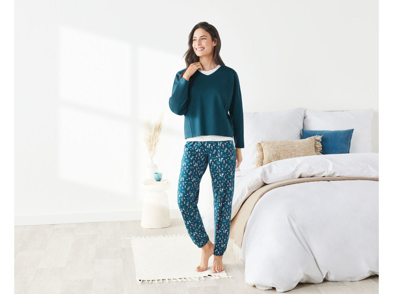 Ga naar volledige schermweergave: esmara® 4-delige pyjamaset van een katoenmix - afbeelding 3