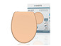 Een beige toiletbril met softclose van het merk Schütte.