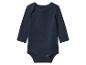 Donkerblauwe romper met lange mouwen voor baby's