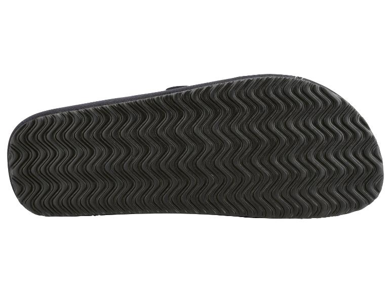 Semelle noire à motif ondulé
