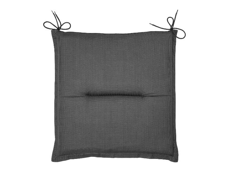 Coussin de siège gris avec attaches