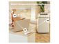 Een Comfee airconditioner met Follow Me-functie die de temperatuur in een ruimte automatisch aanpast.