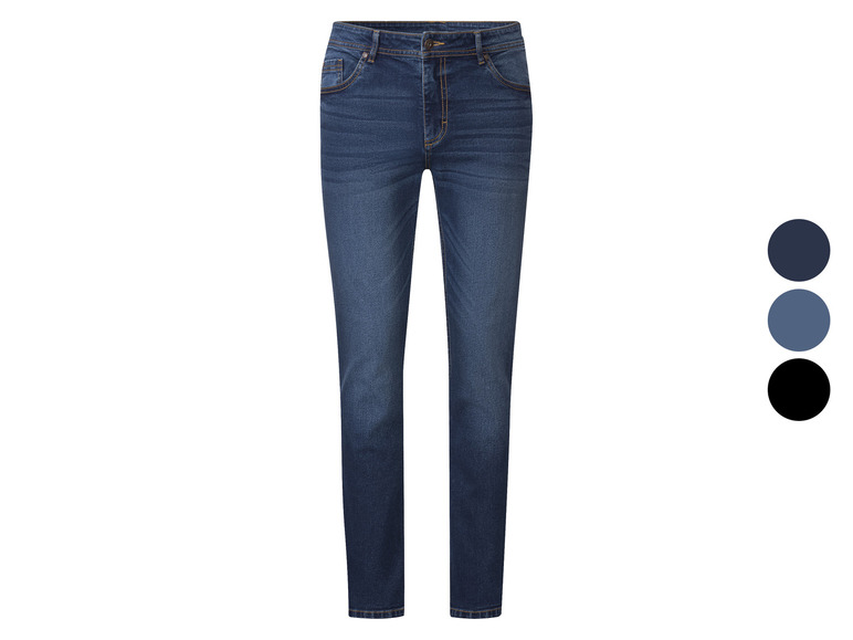 Ga naar volledige schermweergave: LIVERGY® Slim fit jeans van een katoenmix - afbeelding 1