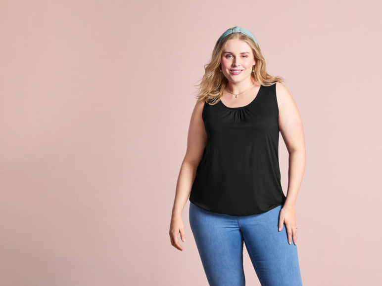 Ga naar volledige schermweergave: esmara® Zomerse top met ronde hals of V-hals - afbeelding 9