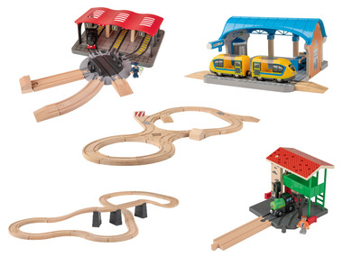 Playtive Uitbreidingsset voor houten spoorweg