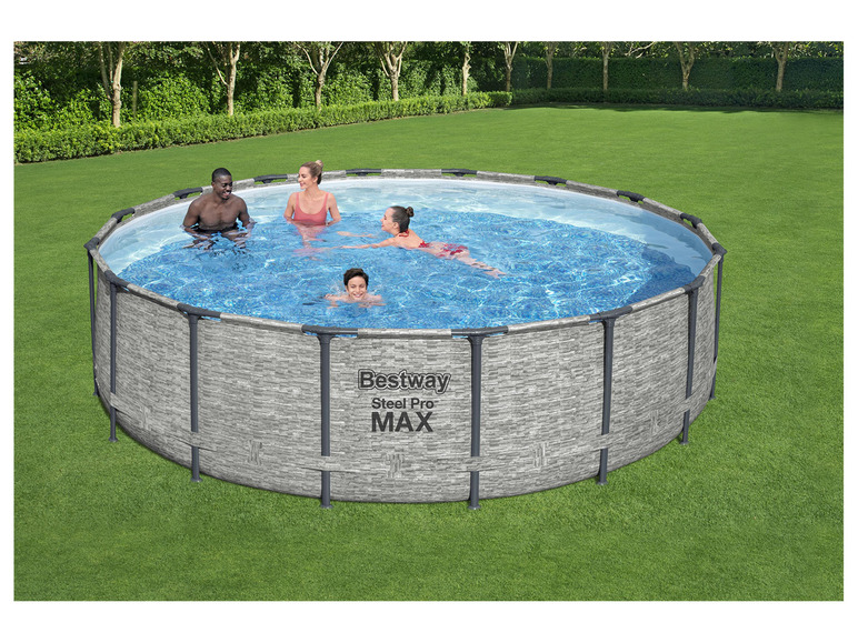 Ga naar volledige schermweergave: Bestway Zwembad »Steel Pro Max«, Ø 488 x 122 cm - afbeelding 5