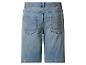 Lichtblauwe denim shorts met achterzakken.