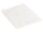 Un coussin chauffant blanc carré.