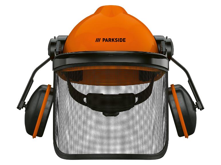 Casque de sécurité PARKSIDE avec protège-oreilles et visière grillagée