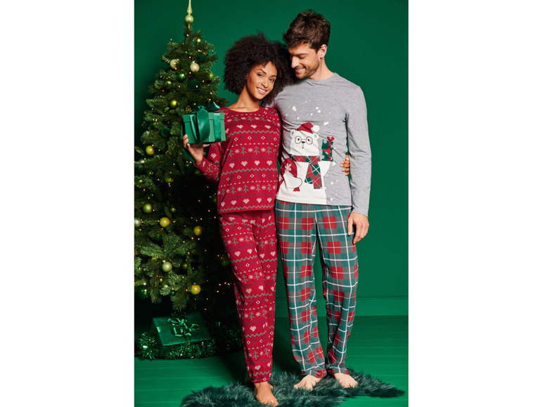 Aller en mode plein écran esmara® Pyjama de Noël en un mélange de coton - Photo 4