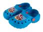 Blauwe kindersandalen met Spider-Man print.