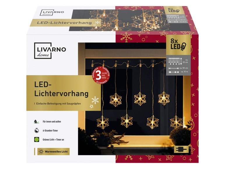 Ga naar volledige schermweergave: LIVARNO home Ledlichtgordijn - afbeelding 5