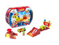 Jeu de jouets T-Racers Turbo Tuning Teams avec des voitures et des pistes.