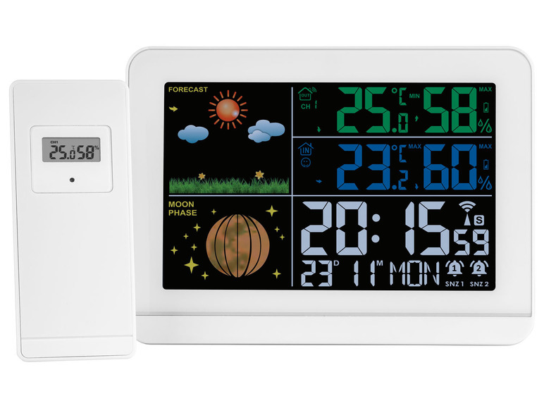 Aller en mode plein écran AURIOL® Station météo radioguidée - Photo 2