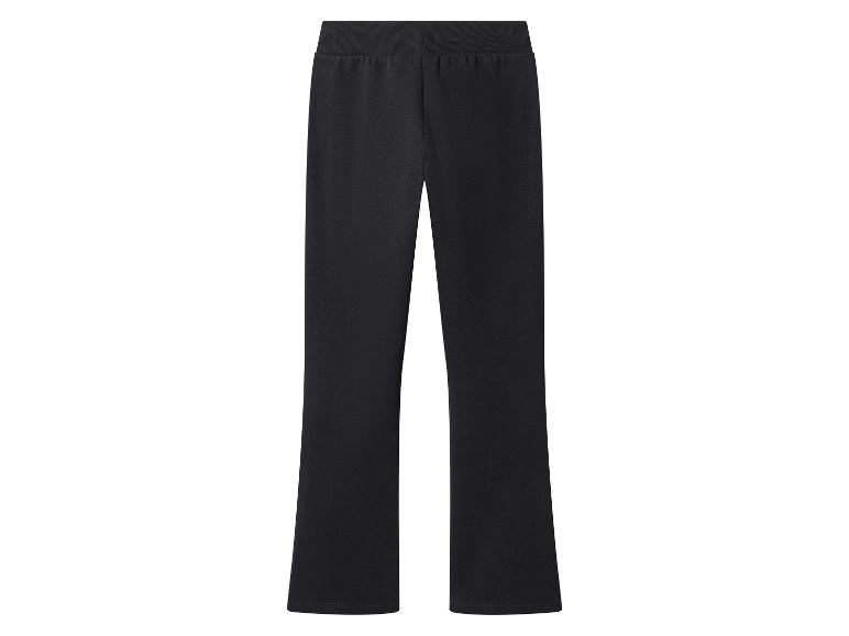 Pantalon de jogging noir pour femme avec taille élastique