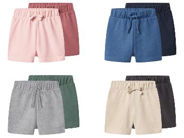 lupilu® Shorts de survêtement pour enfants, 2 pièces