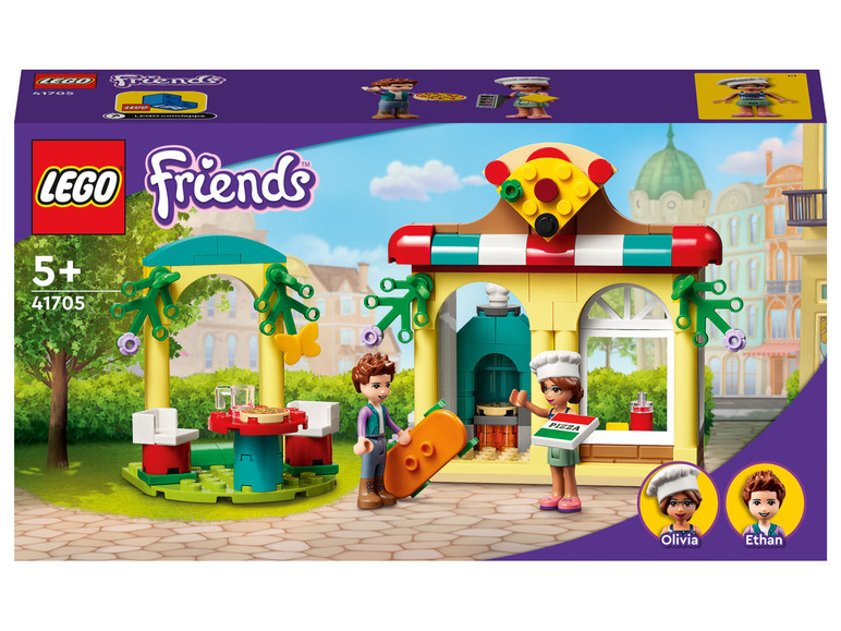 Ga naar volledige schermweergave: LEGO® Friends »Pizzeria Heartlake City« (41705) - afbeelding 1