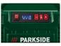 Parkside compressor met digitaal drukdisplay.