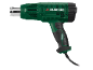 Pistolet thermique vert et noir avec cordon d'alimentation, modèle PHLGD 2000 E5.