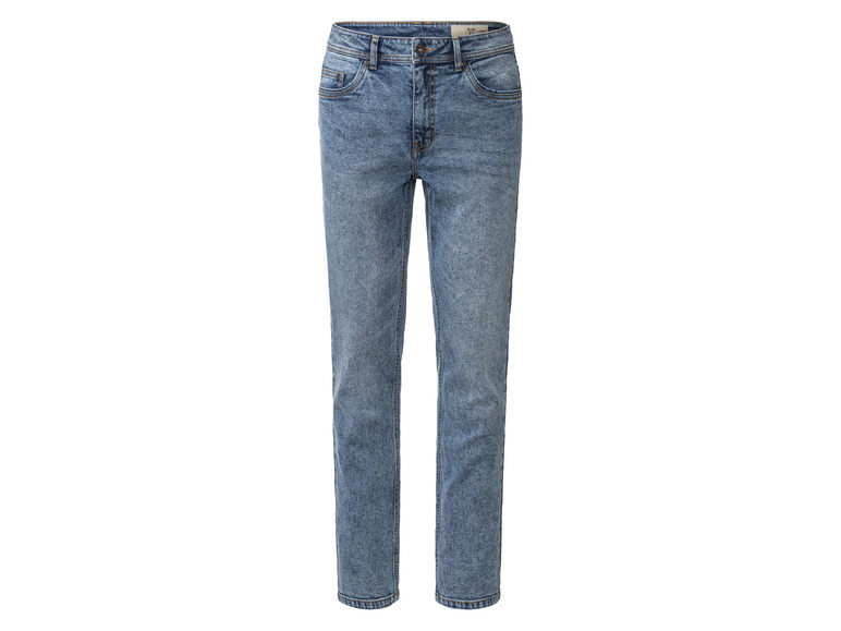 Ga naar volledige schermweergave: LIVERGY® Slim fit jeans van een katoenmix - afbeelding 4