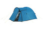 Een blauwe tent van het merk High Peak