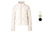Veste matelassée beige à motif losange.