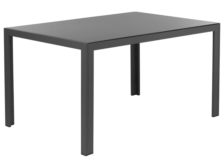 Aller en mode plein écran Table de jardin en aluminium anthracite plateau réversible LIVARNO home Toronto - Photo 1