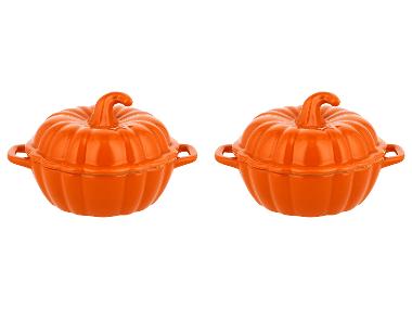 SILVERCREST® Plats à four citrouille, 2 pièces