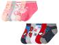 Ensemble de chaussettes pour enfants avec motifs de cochons et d'araignées.