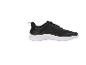 Zwarte sneakers met witte zolen en veters met patroon