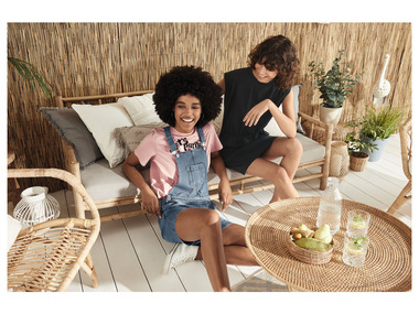 esmara® Salopette en jean pour femme, avec poche de poitrine plaquée