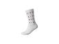 Chaussette blanche avec lettres rouges : DEF, KLM, RST, XYZ