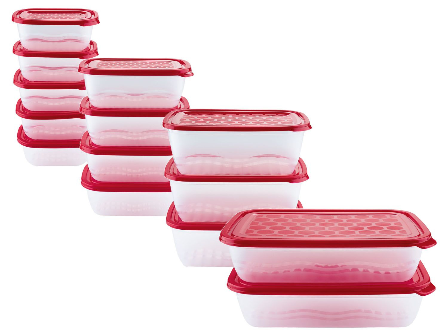 Ernesto Set De Boites De Conservation Plastique Fermeture Pression Lidl Be