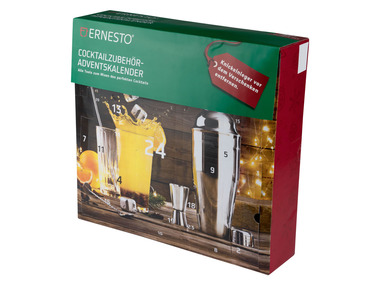 ERNESTO® Adventskalender cocktailaccessoires, 42-delig
