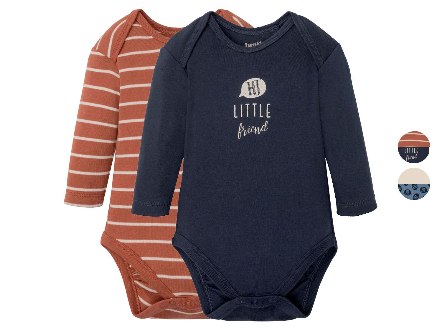 Lupilu Body A Manches Longues Bebe Set De 2 50 56 86 92 Lidl Be