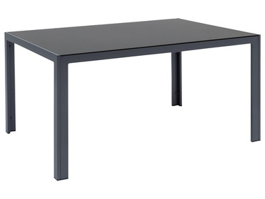 FLORABEST® Table de jardin en aluminium, plateau réversible