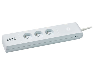 SILVERCREST® Multiprise connectée avec ports USB Smart Home, 3 prises