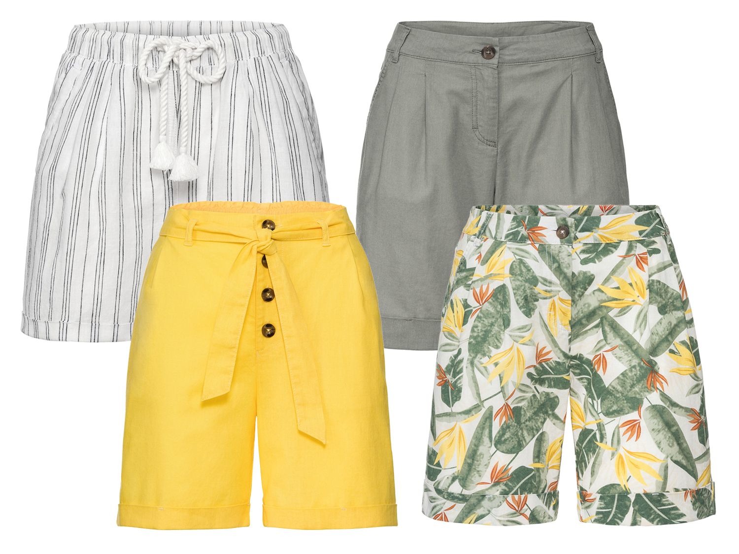 ESMARA® Short voor dames, linnen en katoen | Lidl.be