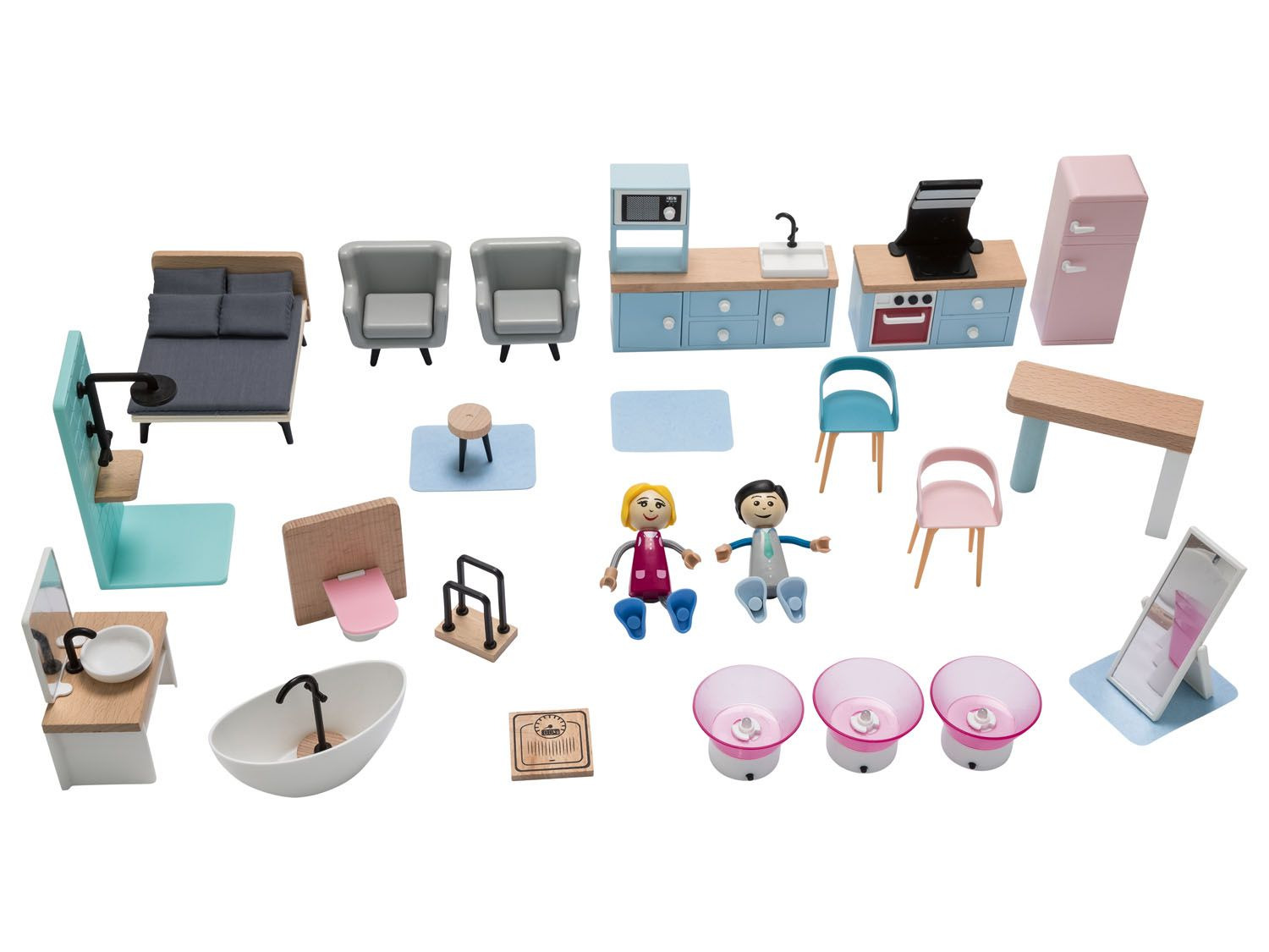 Playtive Maison De Poupees En Bois Lidl Be