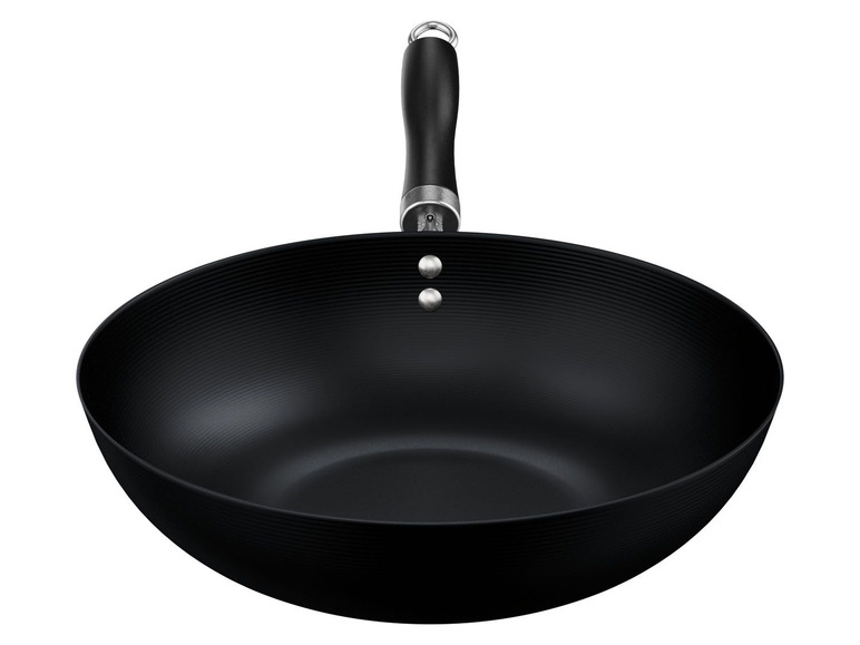 Ga naar volledige schermweergave: ERNESTO® Carbonstalen wokpan, Ø 30 cm - afbeelding 3