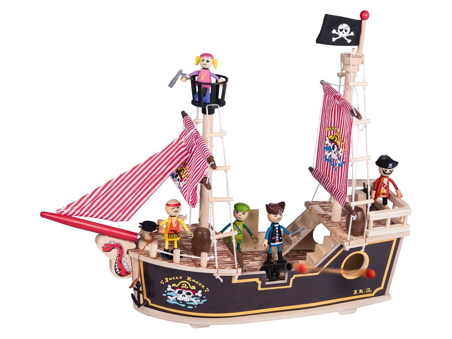 Playtive Junior Bateau Pirate En Bois Lidl Be