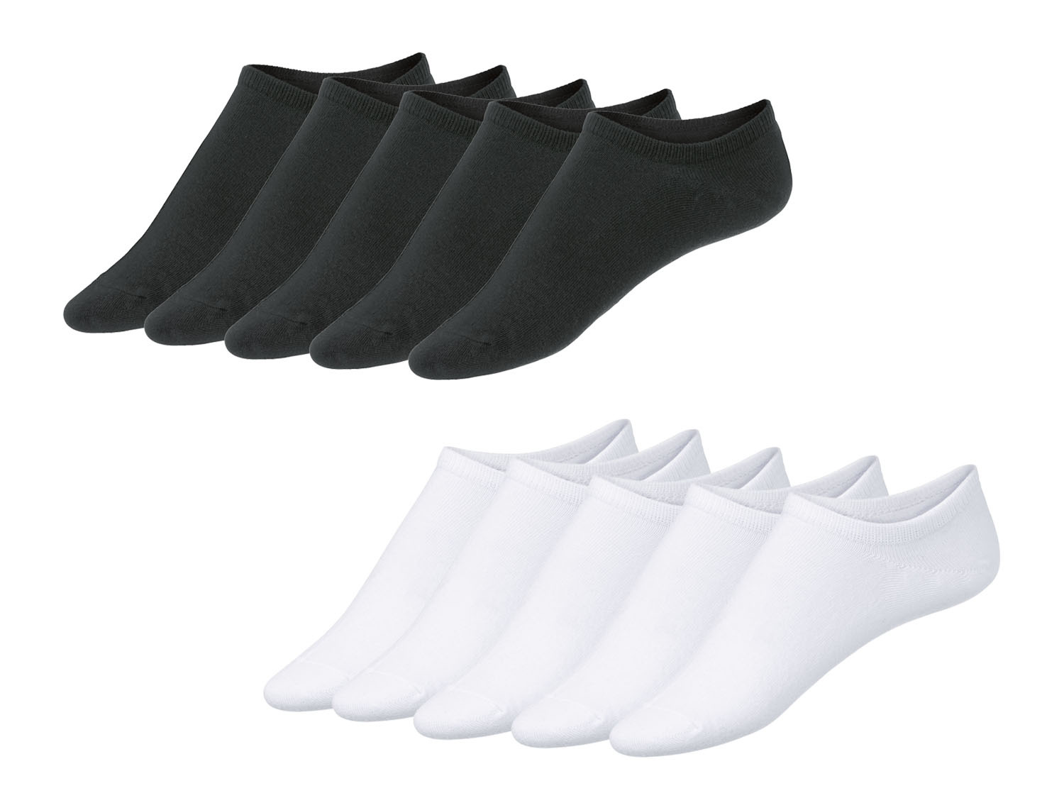 ESMARA® Set van 5 paar sneakersokken van een biokatoen…