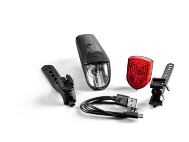 CRIVIT® Éclairage à LED pour vélo, feu avant et arrière